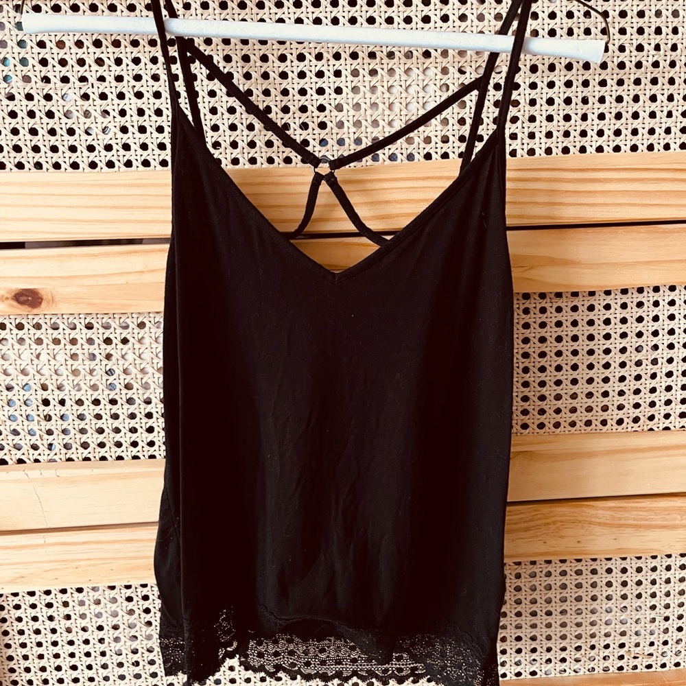 black crop top